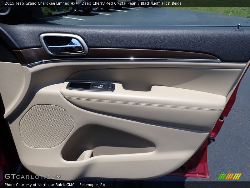 Deep Cherry Red Crystal Pearl / Black/Light Frost Beige 2015 Jeep Grand Cherokee Limited 4x4