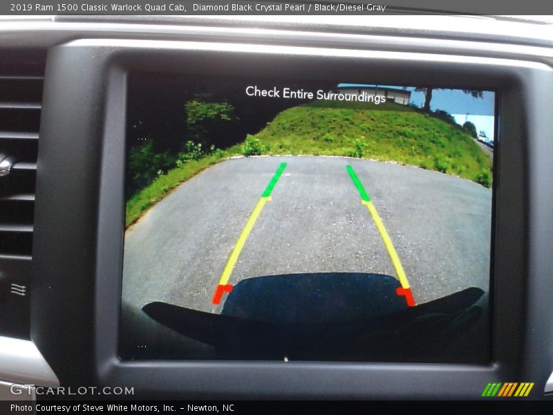 Diamond Black Crystal Pearl / Black/Diesel Gray 2019 Ram 1500 Classic Warlock Quad Cab