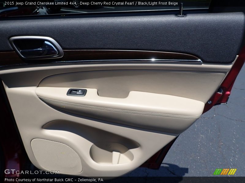 Deep Cherry Red Crystal Pearl / Black/Light Frost Beige 2015 Jeep Grand Cherokee Limited 4x4