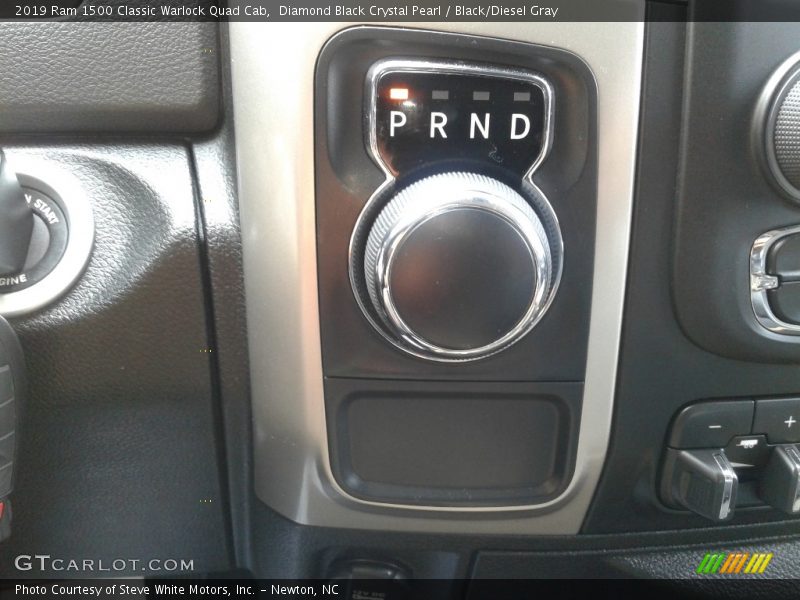 Diamond Black Crystal Pearl / Black/Diesel Gray 2019 Ram 1500 Classic Warlock Quad Cab