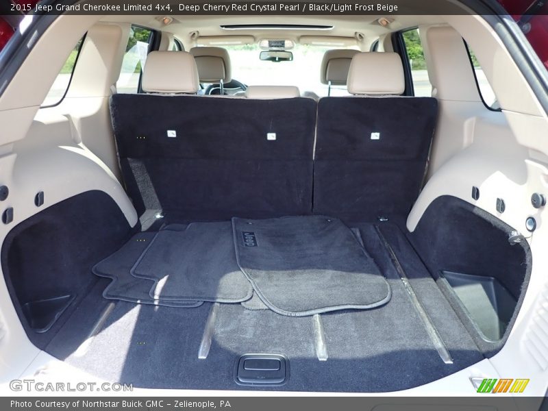 Deep Cherry Red Crystal Pearl / Black/Light Frost Beige 2015 Jeep Grand Cherokee Limited 4x4