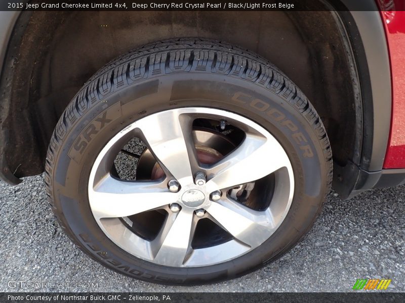 Deep Cherry Red Crystal Pearl / Black/Light Frost Beige 2015 Jeep Grand Cherokee Limited 4x4