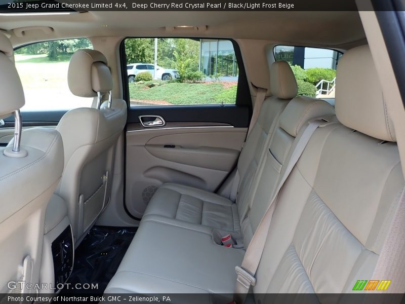 Deep Cherry Red Crystal Pearl / Black/Light Frost Beige 2015 Jeep Grand Cherokee Limited 4x4