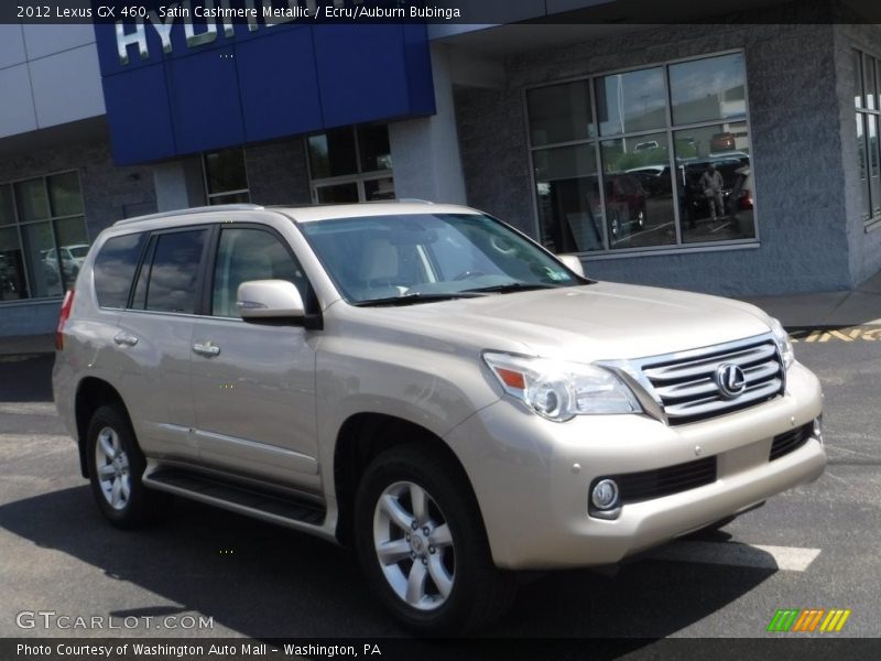 Satin Cashmere Metallic / Ecru/Auburn Bubinga 2012 Lexus GX 460