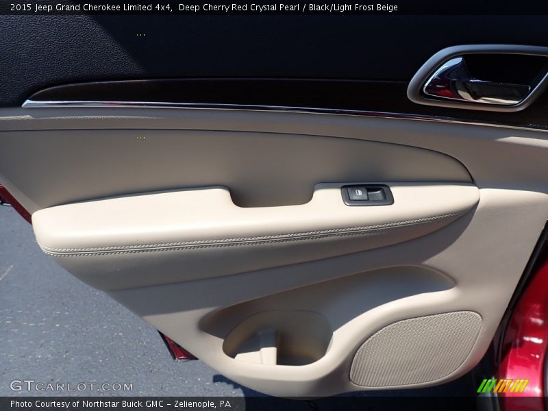 Deep Cherry Red Crystal Pearl / Black/Light Frost Beige 2015 Jeep Grand Cherokee Limited 4x4