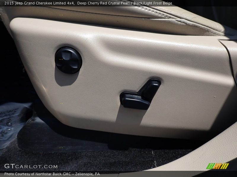 Deep Cherry Red Crystal Pearl / Black/Light Frost Beige 2015 Jeep Grand Cherokee Limited 4x4