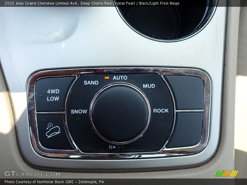 Deep Cherry Red Crystal Pearl / Black/Light Frost Beige 2015 Jeep Grand Cherokee Limited 4x4