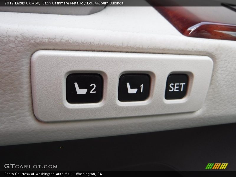 Satin Cashmere Metallic / Ecru/Auburn Bubinga 2012 Lexus GX 460