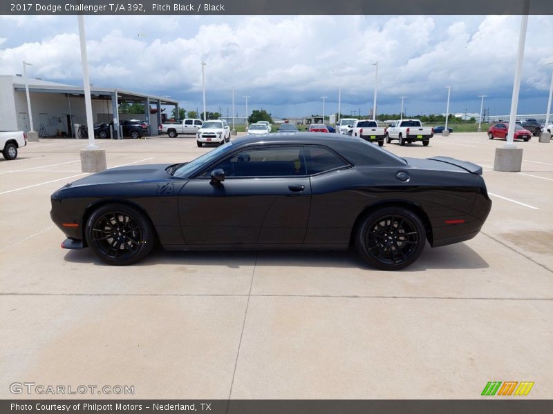 Pitch Black / Black 2017 Dodge Challenger T/A 392