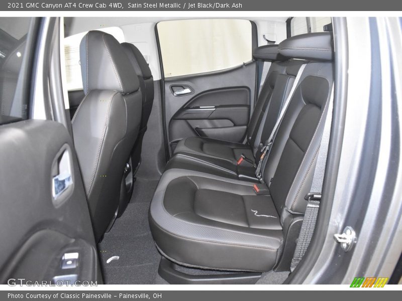 Satin Steel Metallic / Jet Black/Dark Ash 2021 GMC Canyon AT4 Crew Cab 4WD