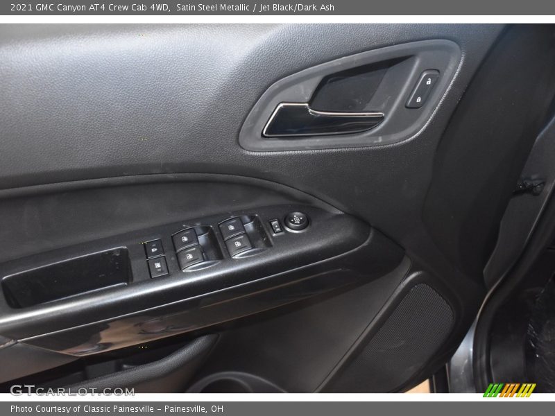 Satin Steel Metallic / Jet Black/Dark Ash 2021 GMC Canyon AT4 Crew Cab 4WD