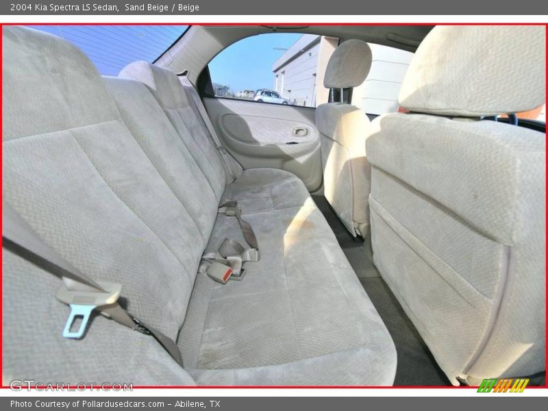 Sand Beige / Beige 2004 Kia Spectra LS Sedan