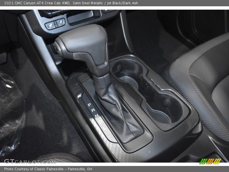 Satin Steel Metallic / Jet Black/Dark Ash 2021 GMC Canyon AT4 Crew Cab 4WD