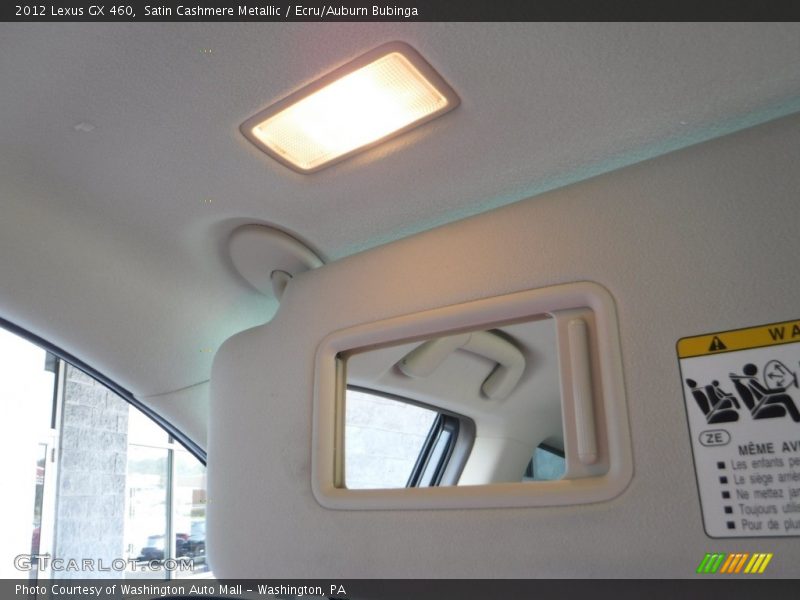 Satin Cashmere Metallic / Ecru/Auburn Bubinga 2012 Lexus GX 460