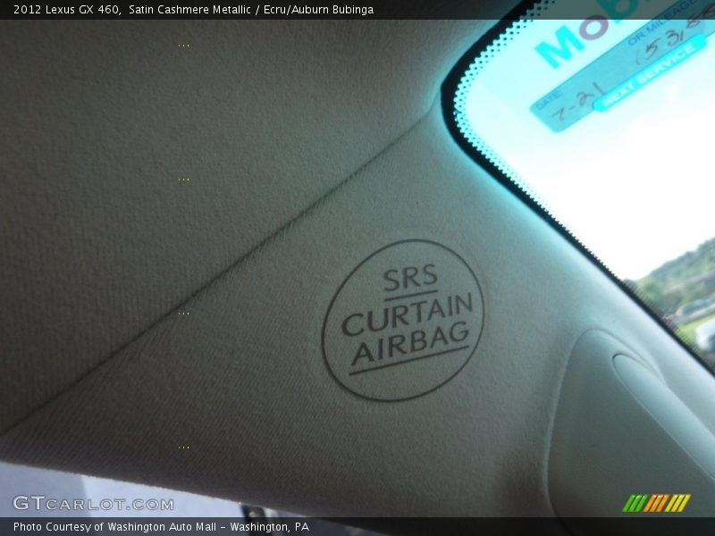 Satin Cashmere Metallic / Ecru/Auburn Bubinga 2012 Lexus GX 460
