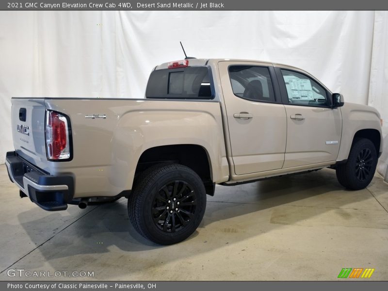 Desert Sand Metallic / Jet Black 2021 GMC Canyon Elevation Crew Cab 4WD