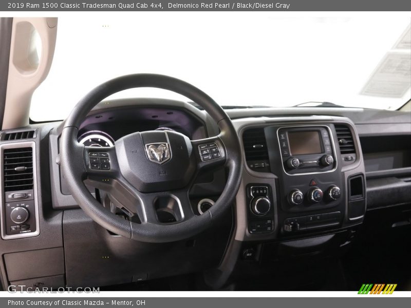 Delmonico Red Pearl / Black/Diesel Gray 2019 Ram 1500 Classic Tradesman Quad Cab 4x4
