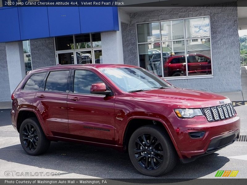 Velvet Red Pearl / Black 2020 Jeep Grand Cherokee Altitude 4x4