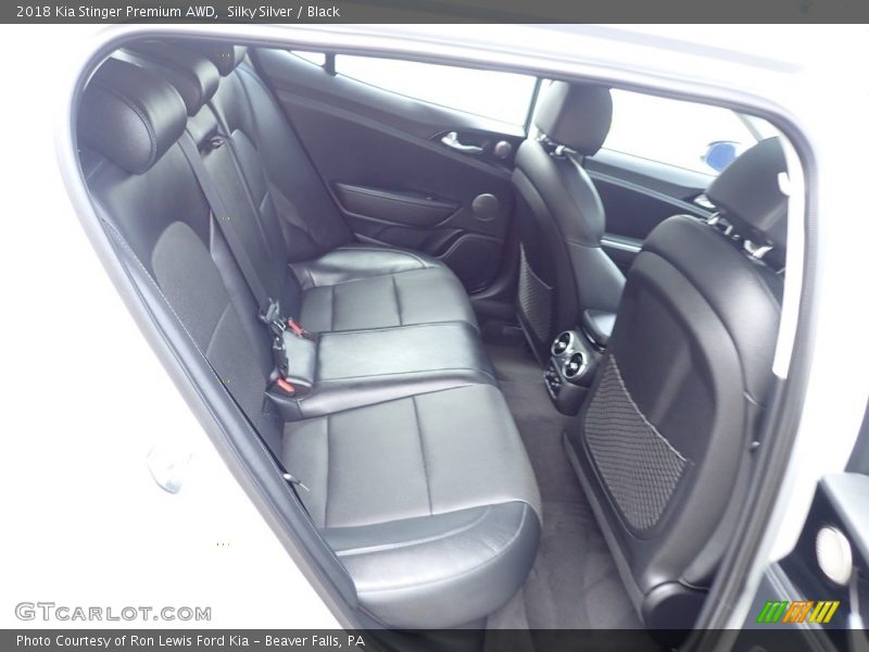 Silky Silver / Black 2018 Kia Stinger Premium AWD
