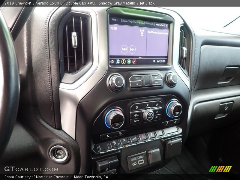 Shadow Gray Metallic / Jet Black 2019 Chevrolet Silverado 1500 LT Double Cab 4WD