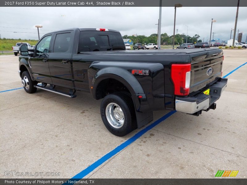 Shadow Black / Black 2017 Ford F350 Super Duty Lariat Crew Cab 4x4