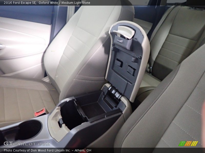 Oxford White / Medium Light Stone 2016 Ford Escape SE