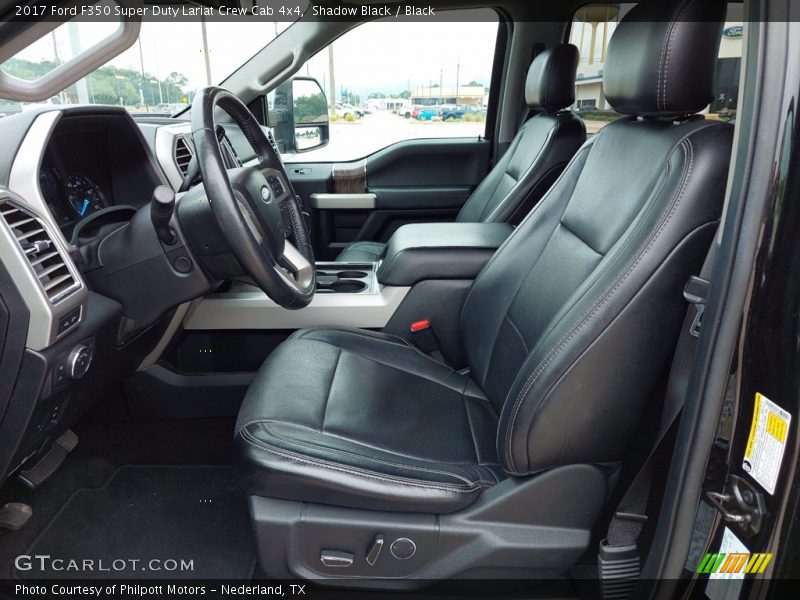 Shadow Black / Black 2017 Ford F350 Super Duty Lariat Crew Cab 4x4