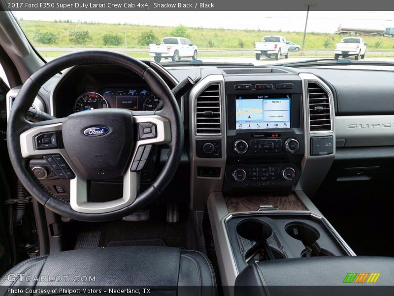 Shadow Black / Black 2017 Ford F350 Super Duty Lariat Crew Cab 4x4