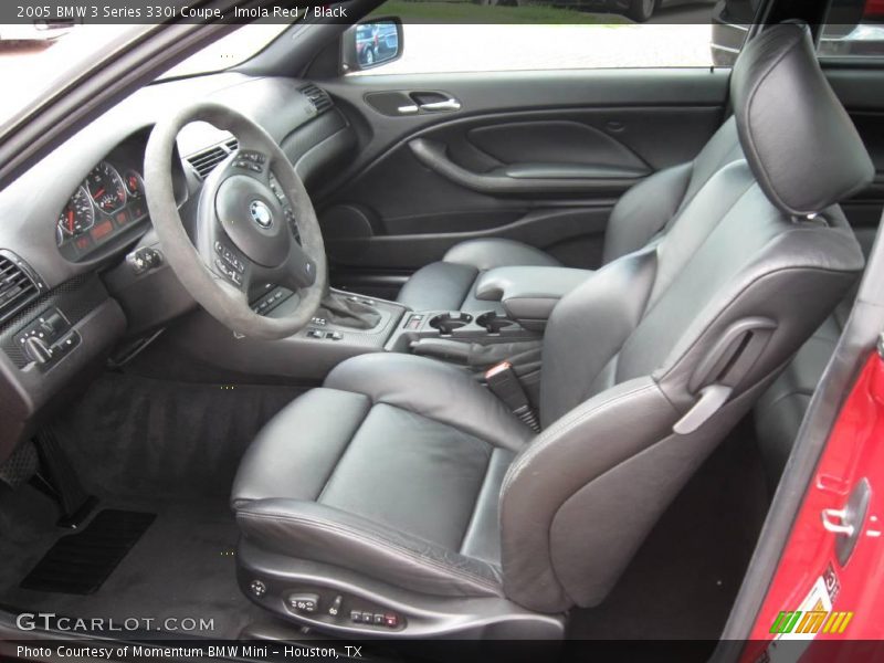 Imola Red / Black 2005 BMW 3 Series 330i Coupe