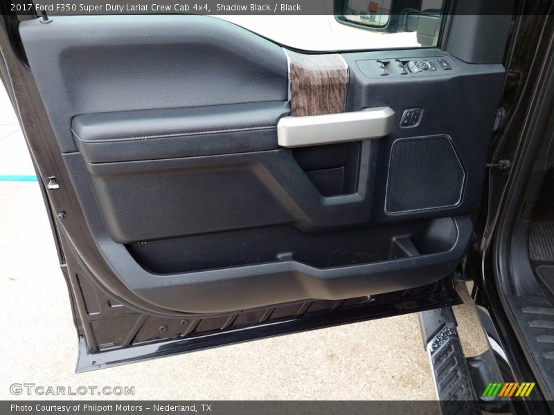 Shadow Black / Black 2017 Ford F350 Super Duty Lariat Crew Cab 4x4