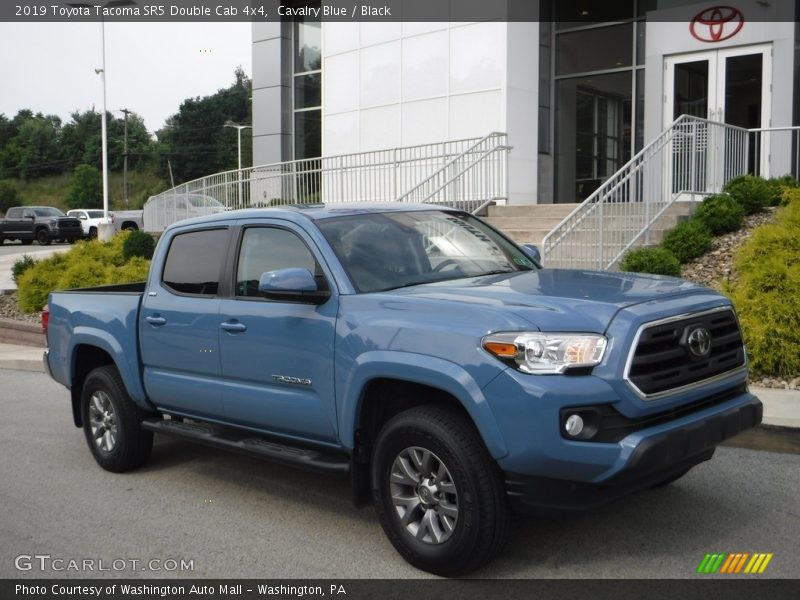 Cavalry Blue / Black 2019 Toyota Tacoma SR5 Double Cab 4x4