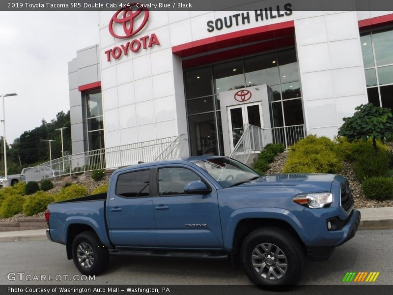 Cavalry Blue / Black 2019 Toyota Tacoma SR5 Double Cab 4x4