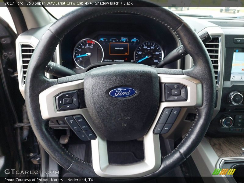 Shadow Black / Black 2017 Ford F350 Super Duty Lariat Crew Cab 4x4