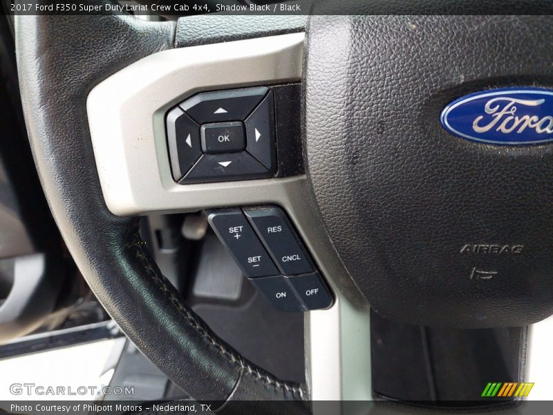Shadow Black / Black 2017 Ford F350 Super Duty Lariat Crew Cab 4x4