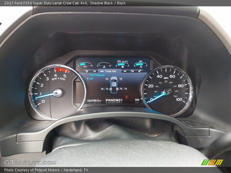 Shadow Black / Black 2017 Ford F350 Super Duty Lariat Crew Cab 4x4