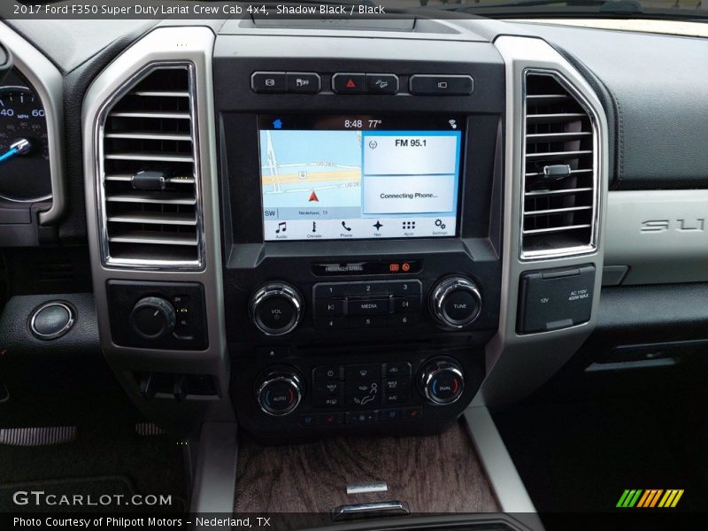 Shadow Black / Black 2017 Ford F350 Super Duty Lariat Crew Cab 4x4