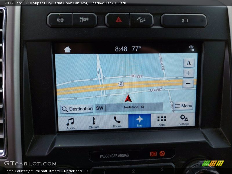 Shadow Black / Black 2017 Ford F350 Super Duty Lariat Crew Cab 4x4