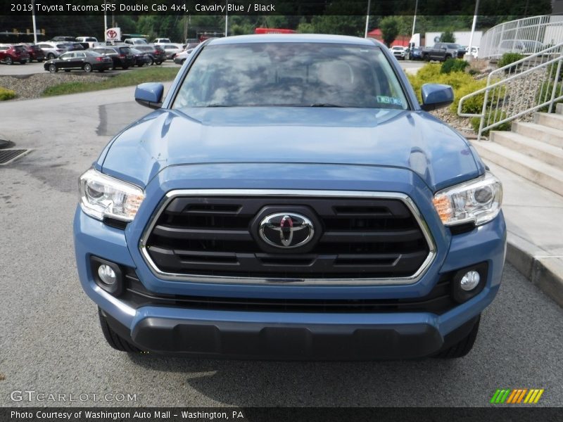Cavalry Blue / Black 2019 Toyota Tacoma SR5 Double Cab 4x4