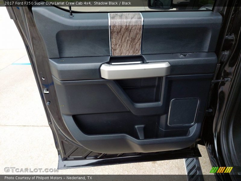 Shadow Black / Black 2017 Ford F350 Super Duty Lariat Crew Cab 4x4