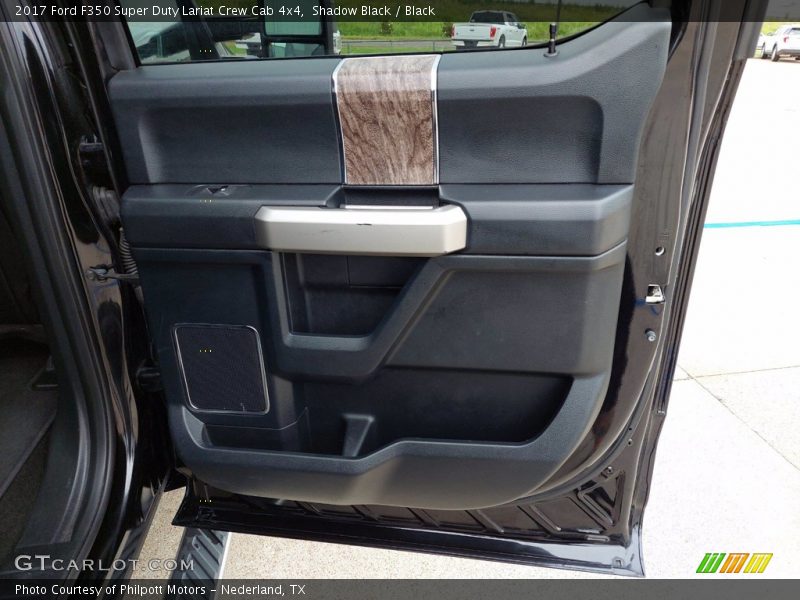 Shadow Black / Black 2017 Ford F350 Super Duty Lariat Crew Cab 4x4