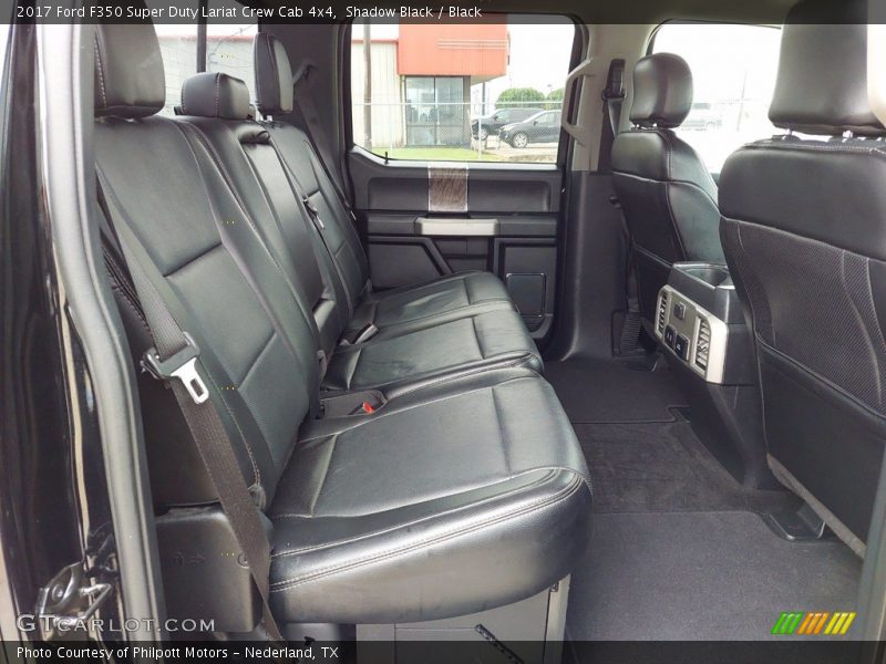 Shadow Black / Black 2017 Ford F350 Super Duty Lariat Crew Cab 4x4