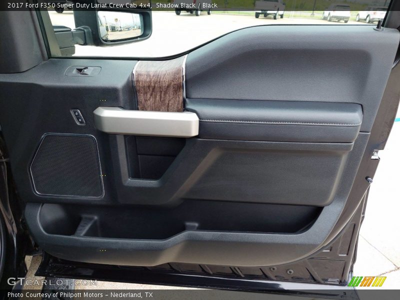 Shadow Black / Black 2017 Ford F350 Super Duty Lariat Crew Cab 4x4