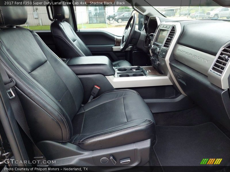 Shadow Black / Black 2017 Ford F350 Super Duty Lariat Crew Cab 4x4