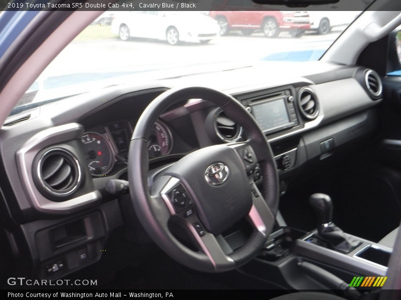Cavalry Blue / Black 2019 Toyota Tacoma SR5 Double Cab 4x4