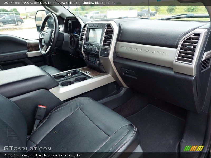 Shadow Black / Black 2017 Ford F350 Super Duty Lariat Crew Cab 4x4