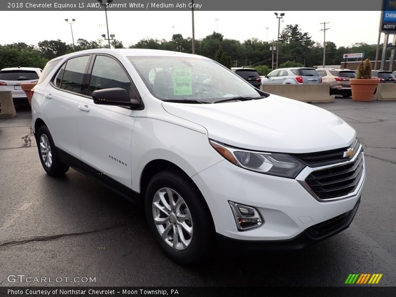 Summit White / Medium Ash Gray 2018 Chevrolet Equinox LS AWD