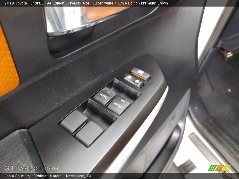 Super White / 1794 Edition Premium Brown 2019 Toyota Tundra 1794 Edition CrewMax 4x4