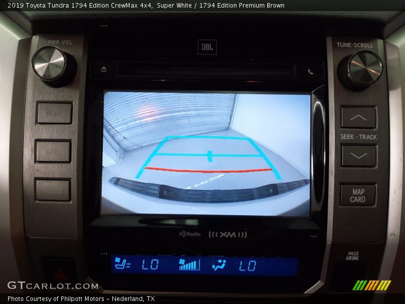 Super White / 1794 Edition Premium Brown 2019 Toyota Tundra 1794 Edition CrewMax 4x4