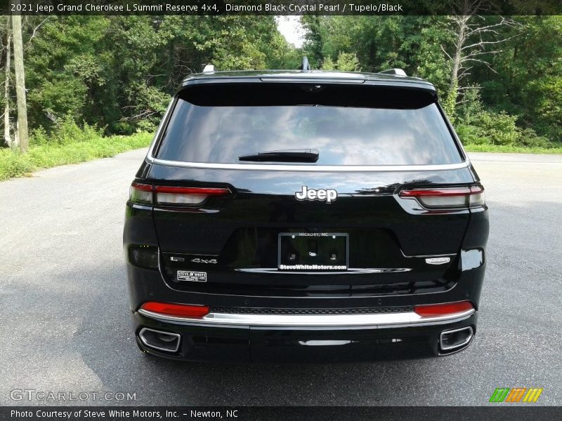 Diamond Black Crystal Pearl / Tupelo/Black 2021 Jeep Grand Cherokee L Summit Reserve 4x4