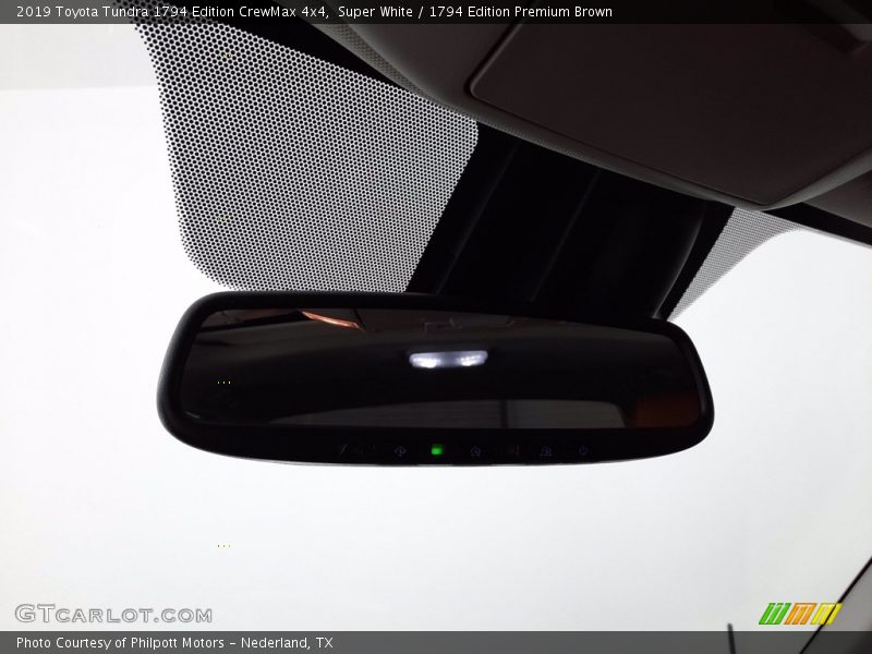 Super White / 1794 Edition Premium Brown 2019 Toyota Tundra 1794 Edition CrewMax 4x4
